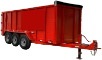 Rubber Wheel Trailer Rubber Wheel Dumpster Rental near Ferndale, MI